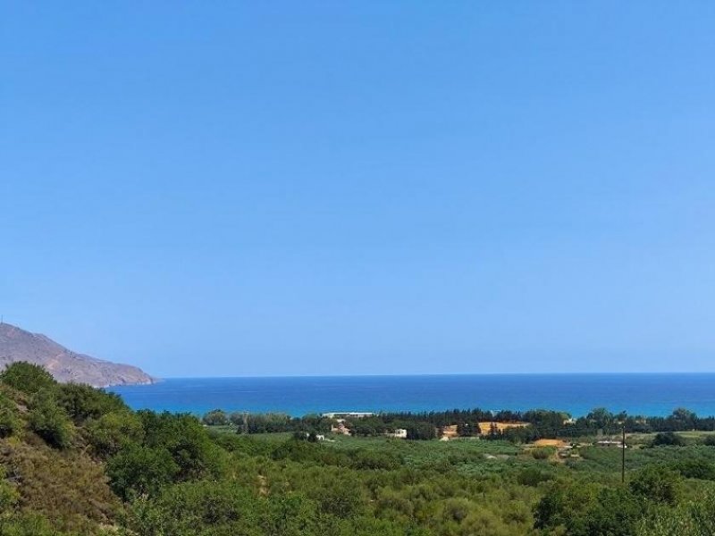 Georgioupoli Kreta, Georgioupoli: Premium-Grundstück mit fertiger Lizenz in der Nähe des Dorfes zu verkaufen Grundstück kaufen